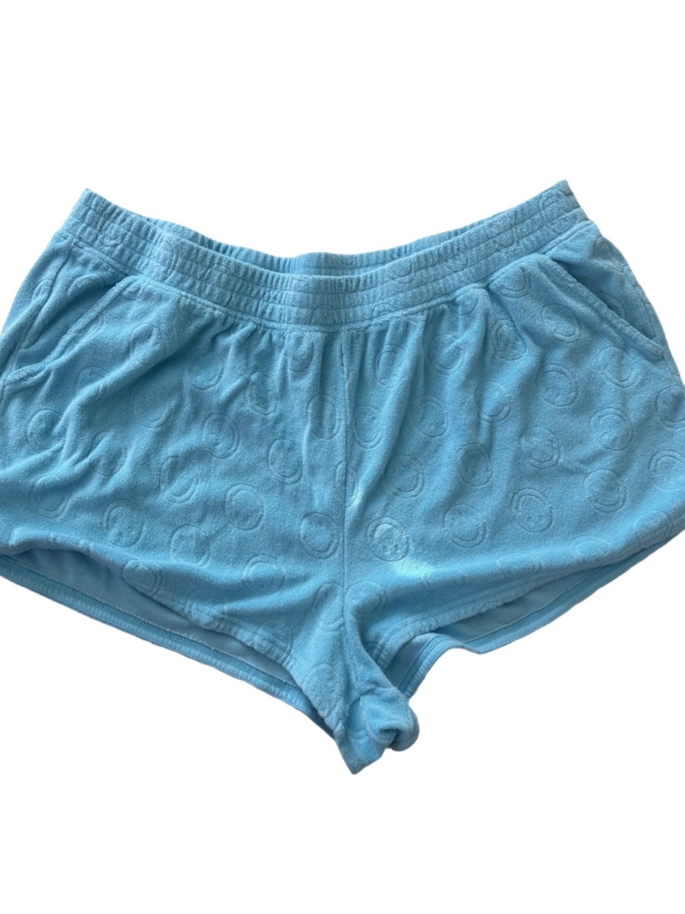 💟 3/$20 Aerie Offline Blue Terry Cloth Lounge Shorts